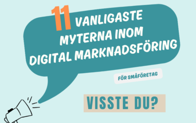 11 vanliga myter om digital marknadsföring 2024