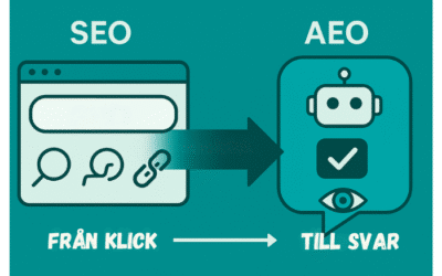 SEO vs AEO: Svaren viktigare än klick 2026